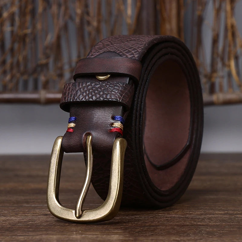 Alton Cowhide Belt