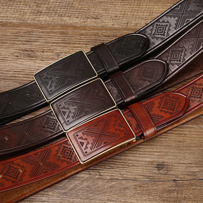 CANYON TRACE COWHIDE BELT