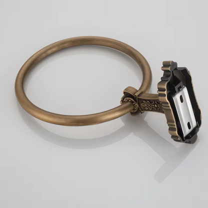 REGAL BRASS TOWEL RING